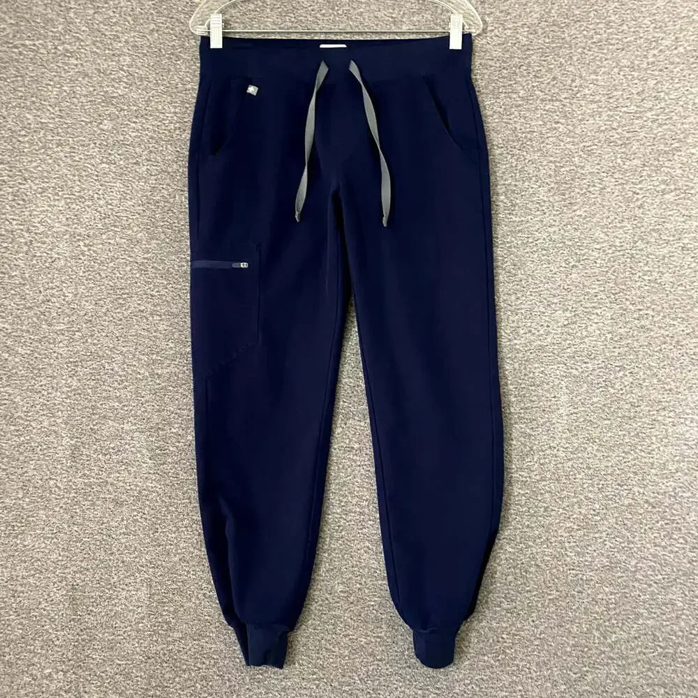 Figs Women’s Size Small Blue Zamora Cargo Scrub Pant - Pockets